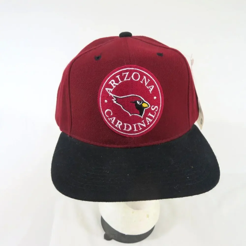 Vintage Arizona Cardinals Hat Pro Line Red White Black Trucker Snapback New